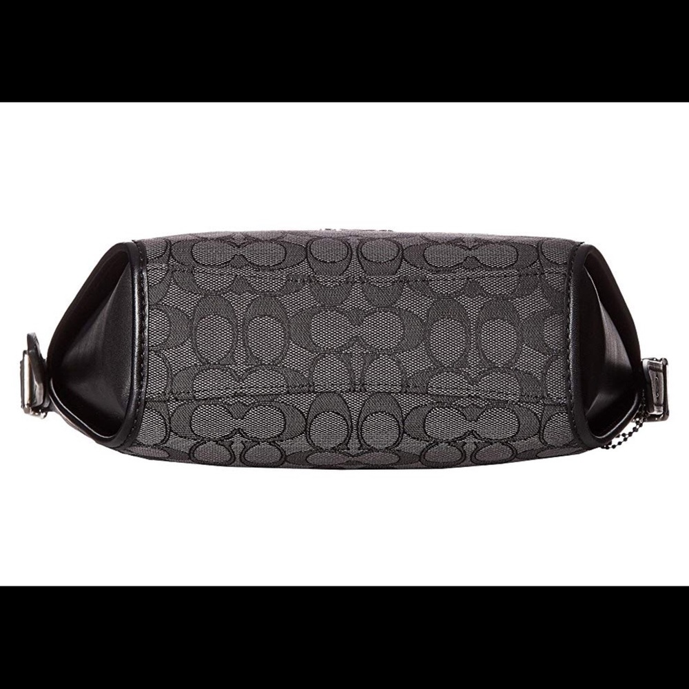 🌷COACH SMALL DUFFLETTE IN SIGNATURE BLACK-SMOKE - Picture 4 of 7